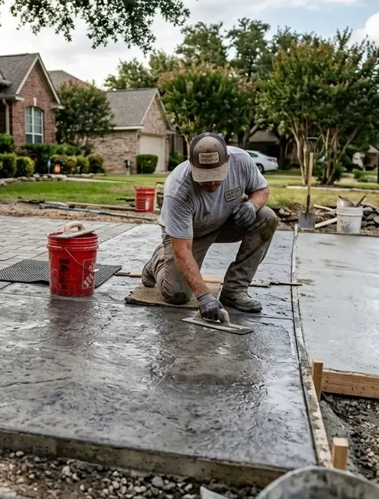 professional concrete pavers in houston